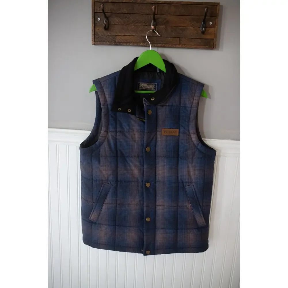 Pendleton Cody Quilted Vest Size Medium NEW